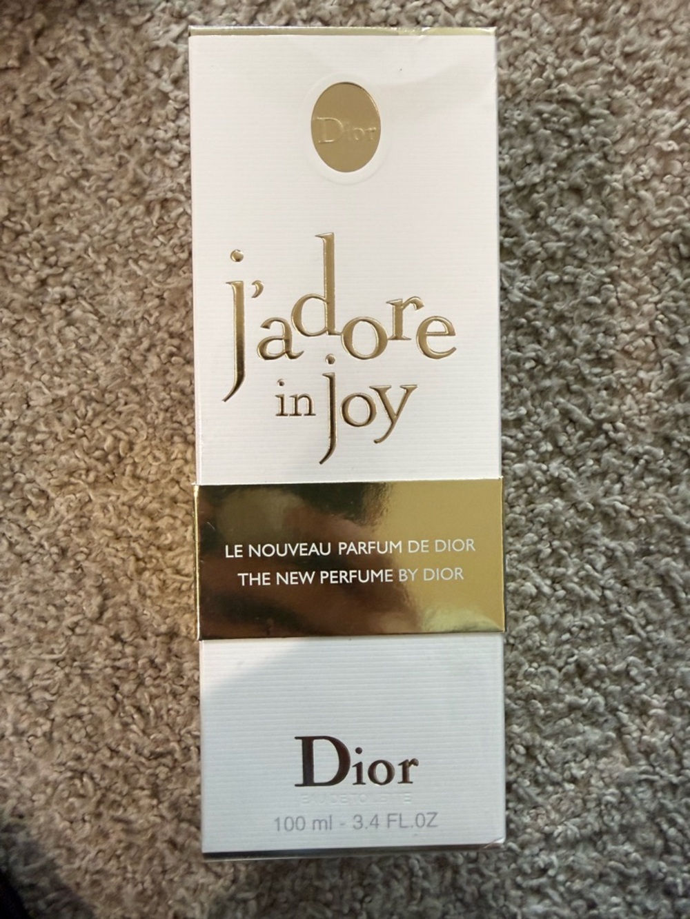 Dior J'adore In Joy White and Gold Boxed Perfume